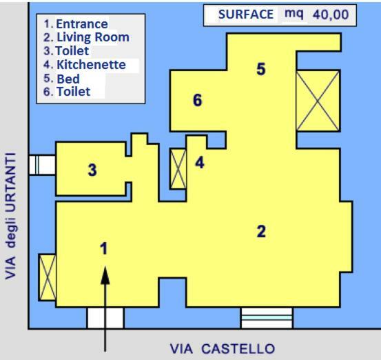 Villa Castello Apartments Capri Eksteriør billede